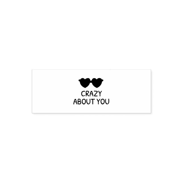 Crazy About You Rubber Stamps & Ink Permastempel (Design)