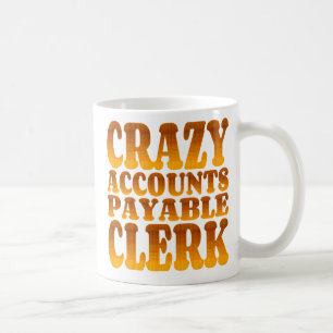 Crazy Accounts zahlbarer Angestellter in Gold Tasse