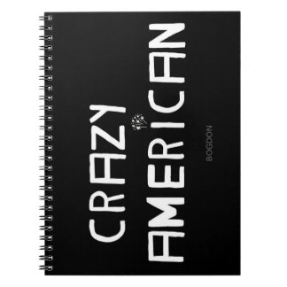 Crazy American School Notebook Notizblock