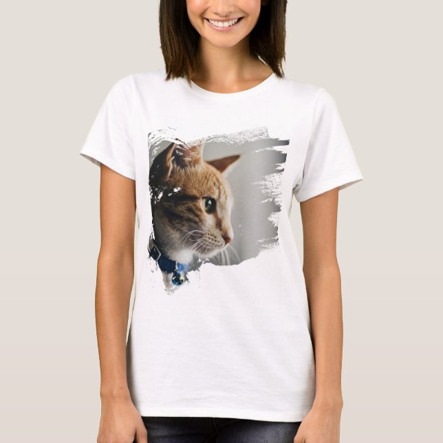 Crazy and Funny Cat T-Shirt (Vorderseite)