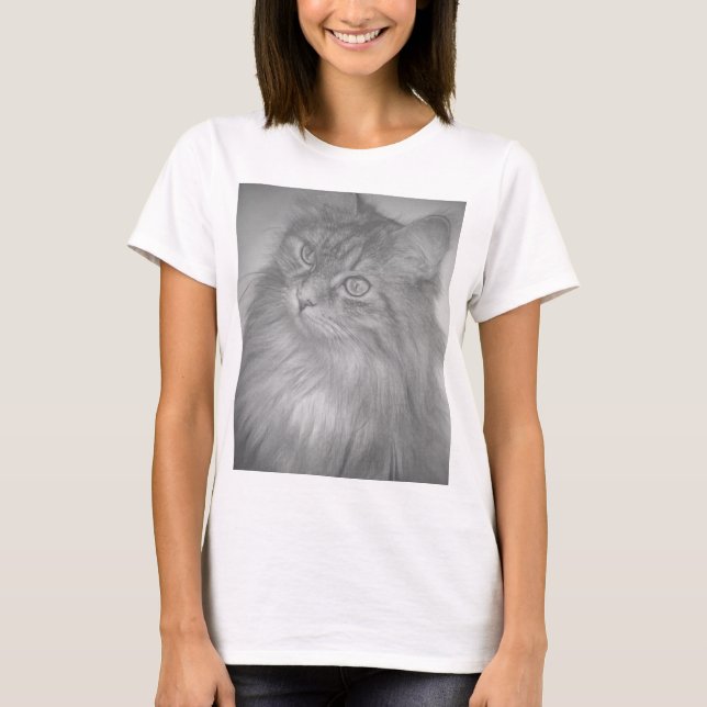 Crazy and Niedlich Kitty T-Shirt (Vorderseite)