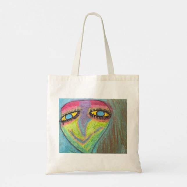 Crazy Art 2-Tasche Tragetasche (Rückseite)