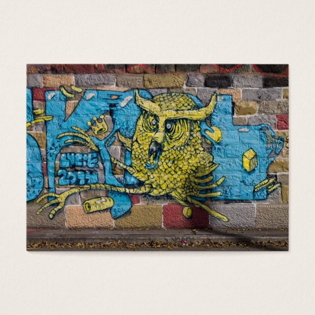 Crazy Art von Fantasie Horned Owl Graffiti (Vorderseite)