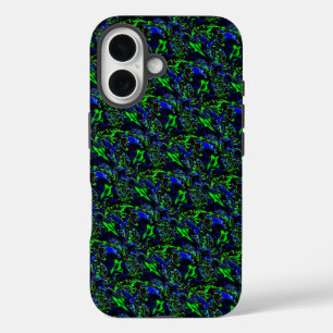 Crazy Artdeco in Funky Rainbow Style iPhone 16 Hülle