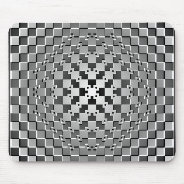 Crazy Artistic Optical Illusion Mousepad (Vorne)