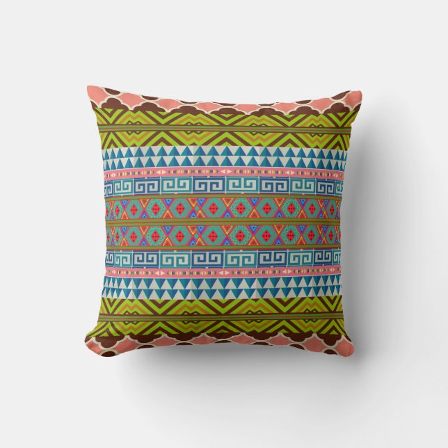 Crazy Beautiful Pattern Pillow Kissen (Vorderseite)