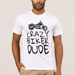CRAZY BIKER TYP T - Shirt für Männer
