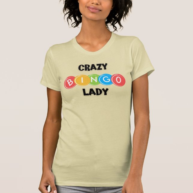 Crazy Bingo Lady T - Shirt (Vorderseite)