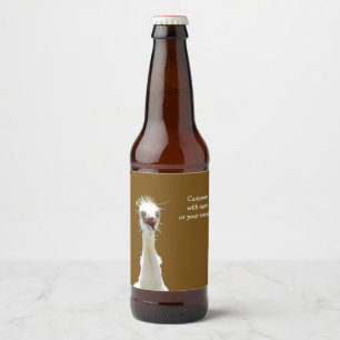 Crazy Bird Beer Label Bierflaschenetikett