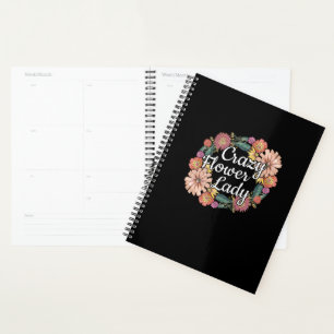 Crazy Blume Lady - Zinnia Gardener Planer