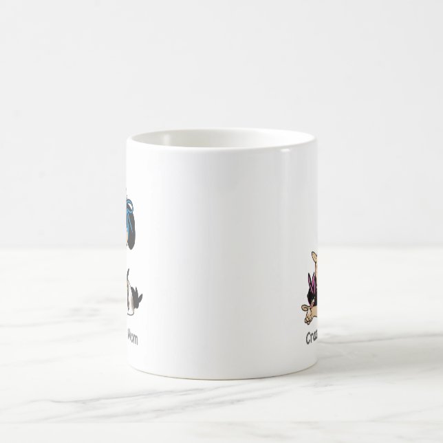 Crazy Bunny Mama Rabbit Lady Geschenk Tasse (Mittel)