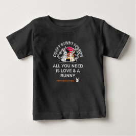 Crazy Bunny Person Baby T-shirt