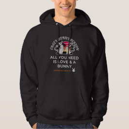 Crazy Bunny Person Hoodie