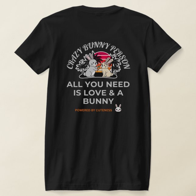 Crazy Bunny Person T-Shirt (AblageHinten)