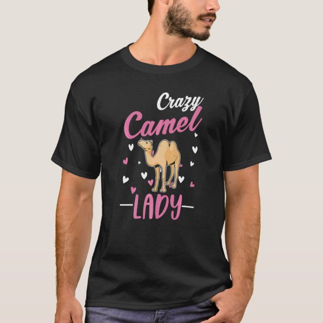 Crazy Camel Lady Camel Girl T-Shirt (Vorderseite)