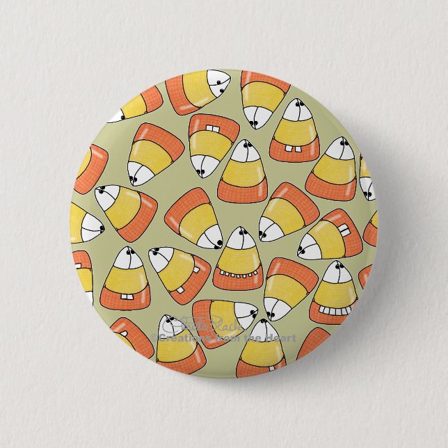 CRAZY Candy Corn! Button (Vorderseite)