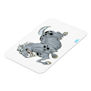 Crazy Cartoon Horse Flexible Magnet