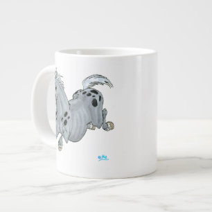 Crazy Cartoon Horse Jumbo Tasse