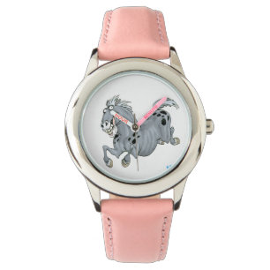 Crazy Cartoon Horse Watch Armbanduhr