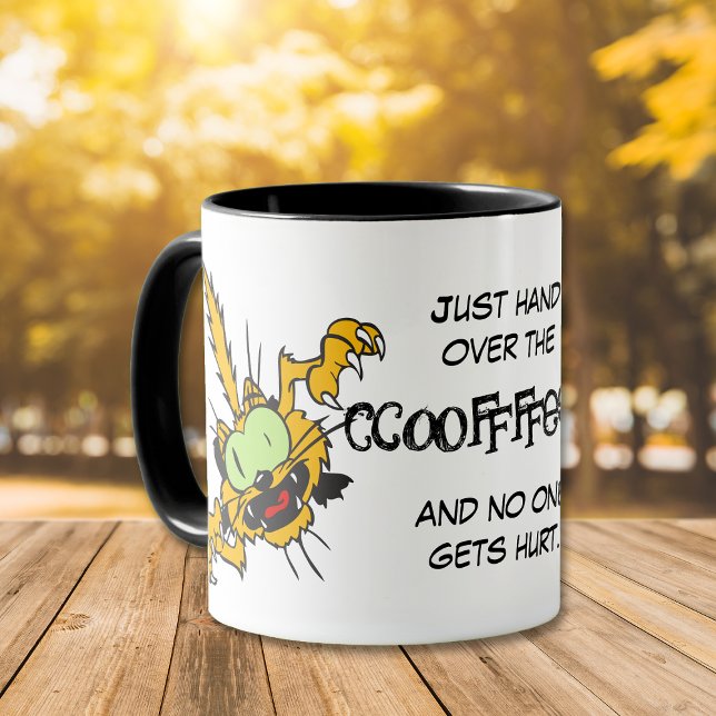 Crazy Cat Demand-Kaffee Tasse (Von Creator hochgeladen)