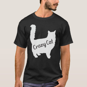 Crazy Cat Flash für wesentliche Zitate T-Shirt