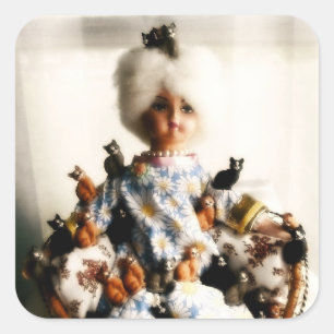 Crazy Cat Lady Aufkleber