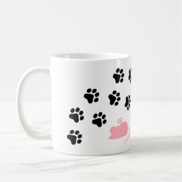 Crazy Cat Lady Craziest Award Paw Print Funny Gift Kaffeetasse