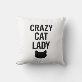 Crazy Cat Lady - Funny Cat Lover Geschenk Kissen