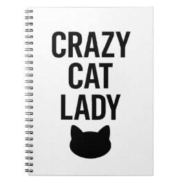 Crazy Cat Lady - Funny Cat Lover Geschenk Notizblock