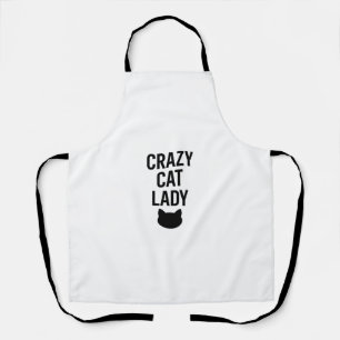 Crazy Cat Lady - Funny Cat Lover Geschenk Schürze