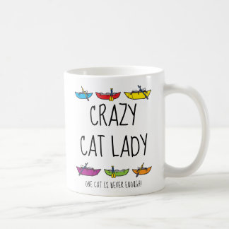 Crazy Cat Lady Funny Rafters Kaffeetasse