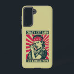 Crazy Cat Lady für Kamala 2024 Samsung Galaxy Hülle<br><div class="desc">Crazy Cat Lady für Kamala 2024</div>