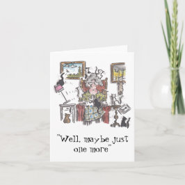 Crazy Cat Lady Greetings Card Karte