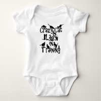 Crazy Cat Lady in Training Baby Jersey Bodysuit
