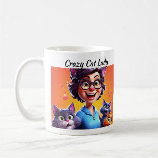 Crazy Cat Lady Kaffeetasse