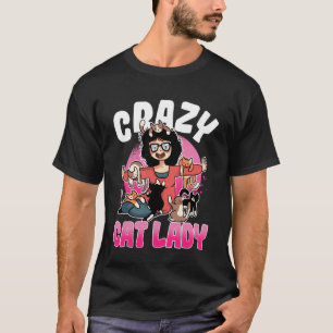 Crazy Cat Lady Motif Great Cat Mum Oma T-Shirt