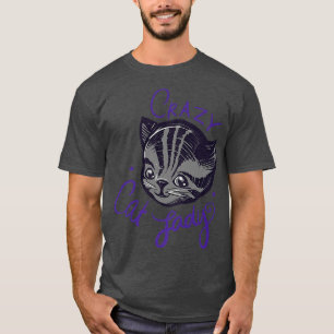 Crazy Cat Lady Niedlich Tiger Strip Tabby T-Shirt