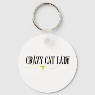 Crazy Cat Lady Schlüsselanhänger