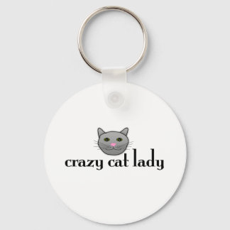 Crazy Cat Lady Schlüsselanhänger
