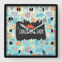 Crazy Cat Lady spielende Katze Muster
