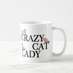 Crazy Cat Lady Tasse