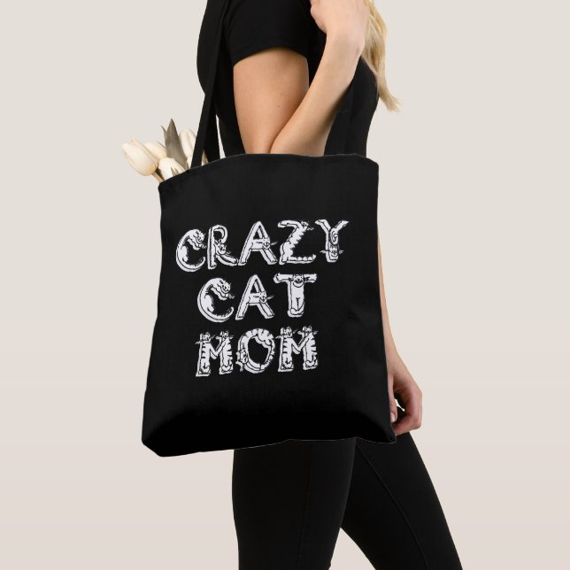 Crazy Cat Mama White Logo (Von Nahem)