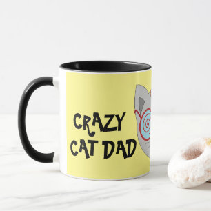 CRAZY CAT-VATER-Kaffee Tasse