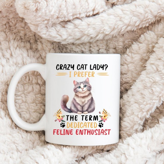 "Crazy Caterlady" Kaffeetasse (Von Creator hochgeladen)