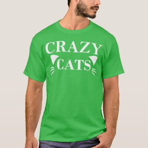 Crazy Cats Retro T-Shirt