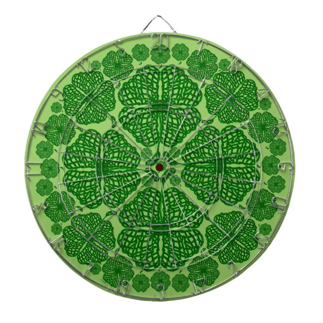 Crazy Celtic Clovers Dartscheibe (vorne)