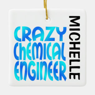 Crazy Chemical Engineer CUSTOM Keramikornament