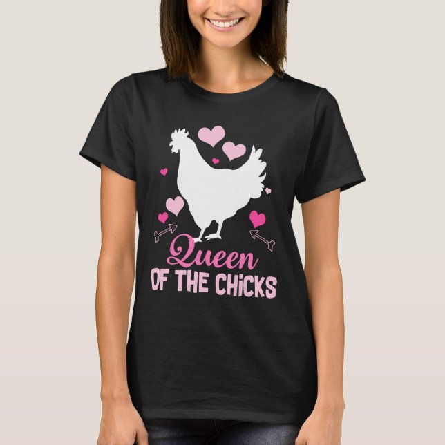 Crazy Chicken Lady Farms T-Shirt (Vorderseite)