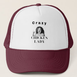 Crazy Chicken Lady. Hühner, Spaß, lustig Truckerkappe
