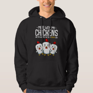 Crazy Chicken Lady Idee Hoodie